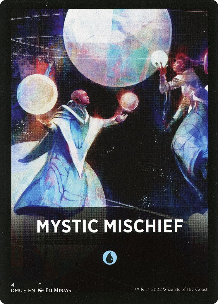 Mystic Mischief Theme Card [Dominaria United Tokens] | Tables and Towers