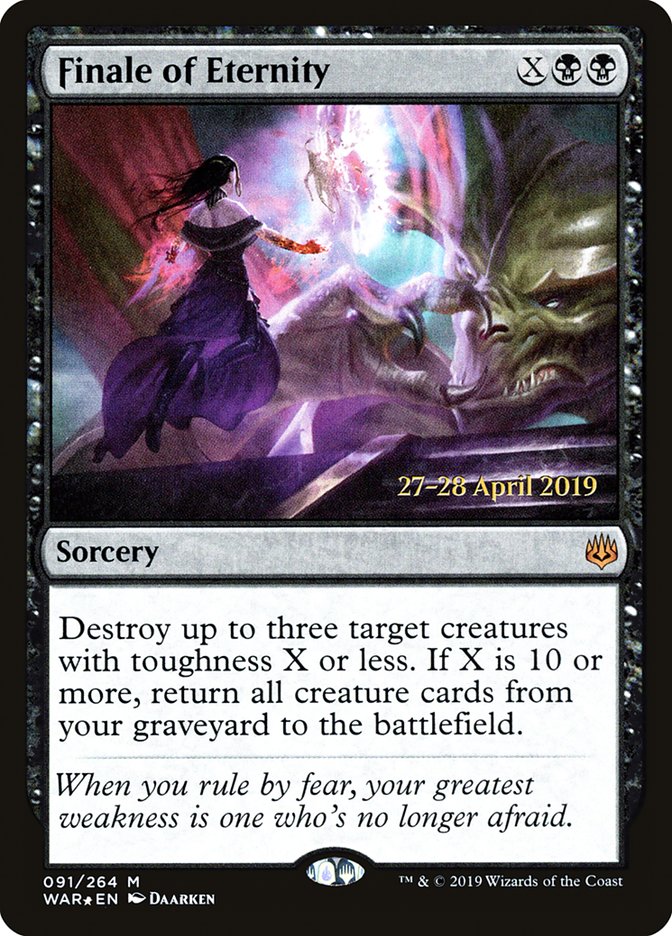 Finale of Eternity [War of the Spark Prerelease Promos] | Tables and Towers