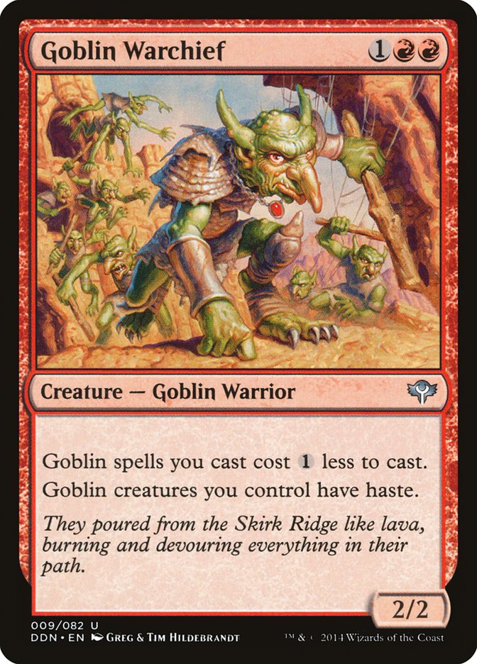 Goblin Warchief [Duel Decks: Speed vs. Cunning] | Tables and Towers