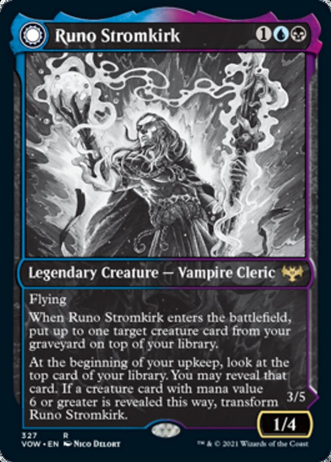 Runo Stromkirk // Krothuss, Lord of the Deep (Showcase Eternal Night) [Innistrad: Crimson Vow] | Tables and Towers