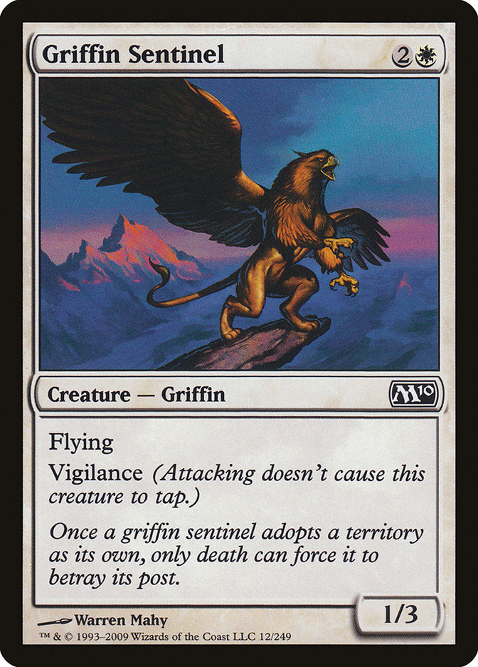 Griffin Sentinel [Magic 2010] | Tables and Towers