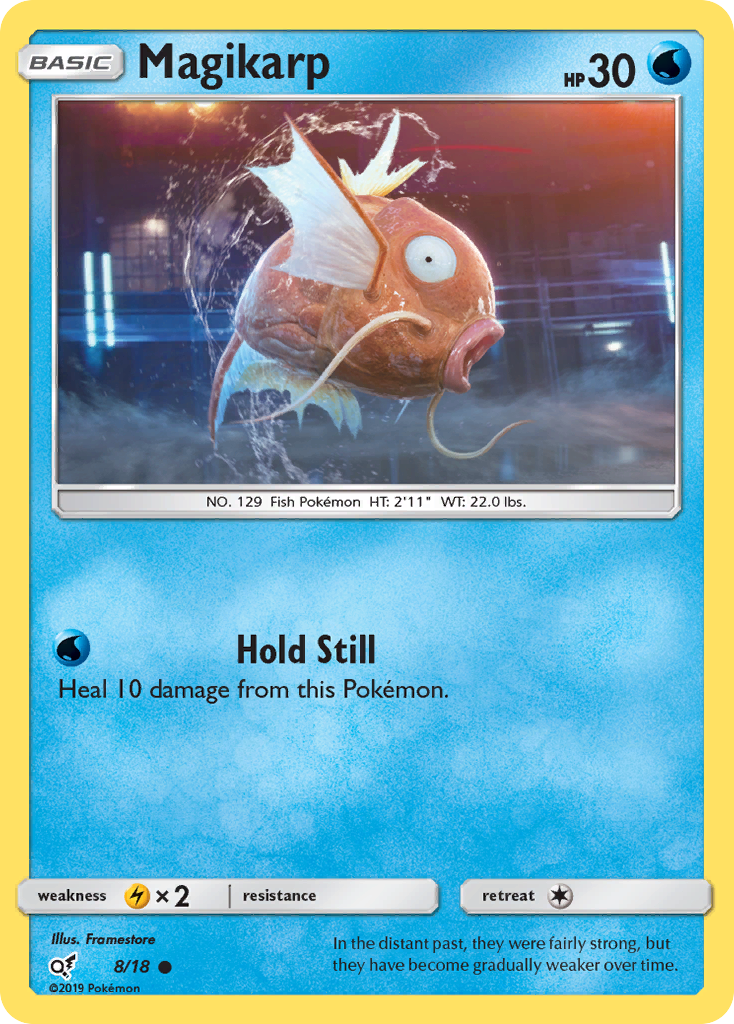 Magikarp (8/18) [Sun & Moon: Detective Pikachu] | Tables and Towers