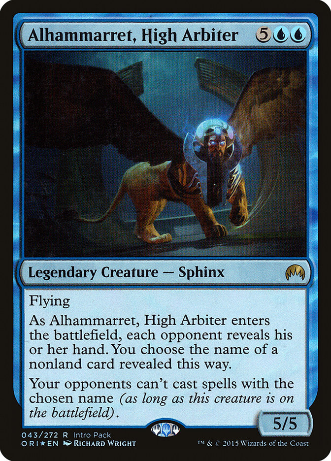 Alhammarret, High Arbiter (Intro Pack) [Magic Origins Promos] | Tables and Towers