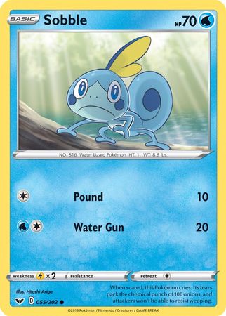 Sobble (055/202) (Premium Collection) [Sword & Shield: Base Set] | Tables and Towers