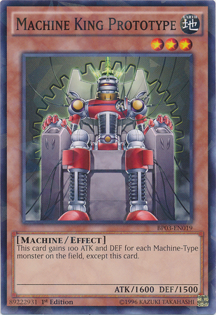 Machine King Prototype [BP03-EN019] Shatterfoil Rare | Tables and Towers