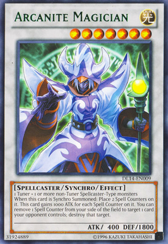 Arcanite Magician (Green) [DL14-EN009] Rare | Tables and Towers