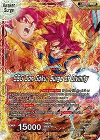 Super Saiyan Son Goku // SSG Son Goku, Surge of Divinity (EX09-03) [Saiyan Surge] | Tables and Towers