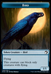 Spirit // Bird Double-Sided Token [Innistrad: Midnight Hunt Tokens] | Tables and Towers