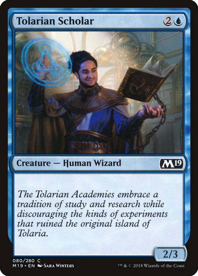 Tolarian Scholar [Core Set 2019] | Tables and Towers