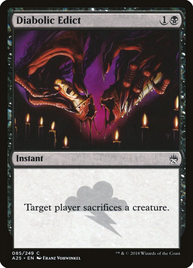 Diabolic Edict [Masters 25] | Tables and Towers