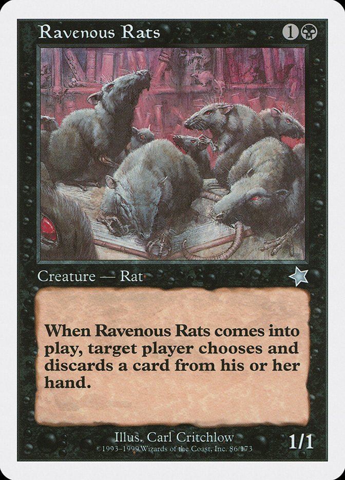 Ravenous Rats [Starter 1999] | Tables and Towers