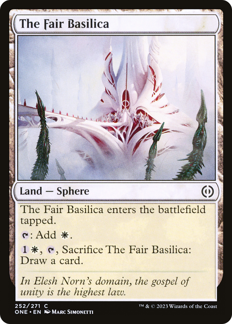 The Fair Basilica [Phyrexia: All Will Be One] | Tables and Towers