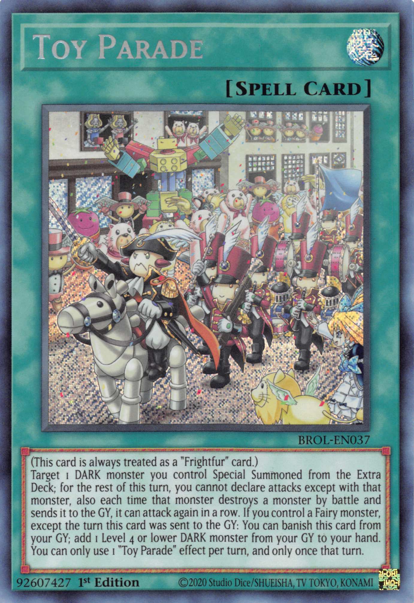 Toy Parade [BROL-EN037] Secret Rare | Tables and Towers