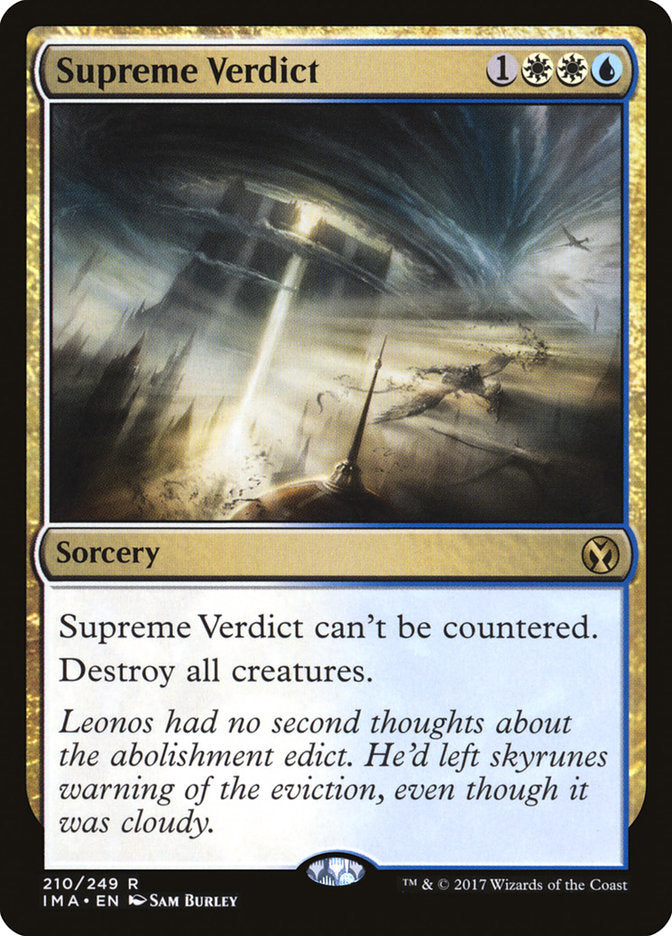 Supreme Verdict [Iconic Masters] | Tables and Towers