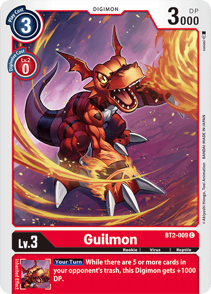 Guilmon [BT2-009] [Release Special Booster Ver.1.0] | Tables and Towers