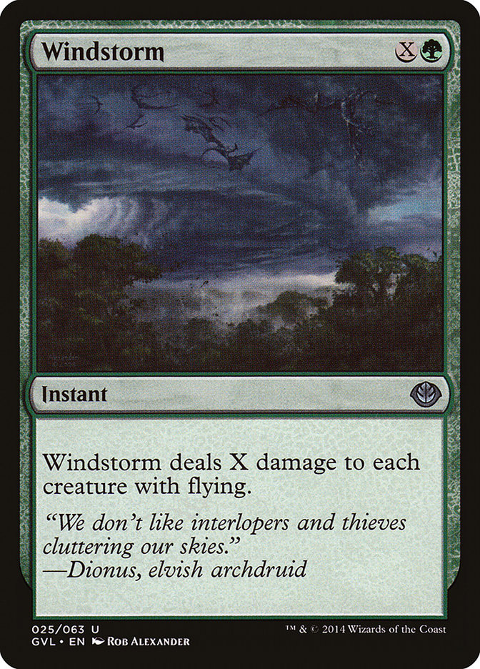 Windstorm (Garruk vs. Liliana) [Duel Decks Anthology] | Tables and Towers