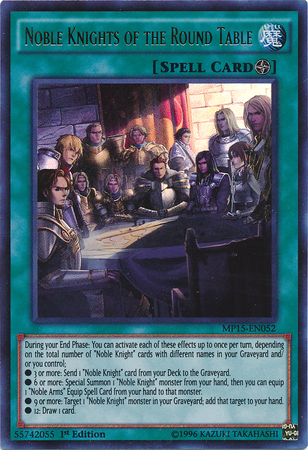 Noble Knights of the Round Table [MP15-EN052] Ultra Rare | Tables and Towers