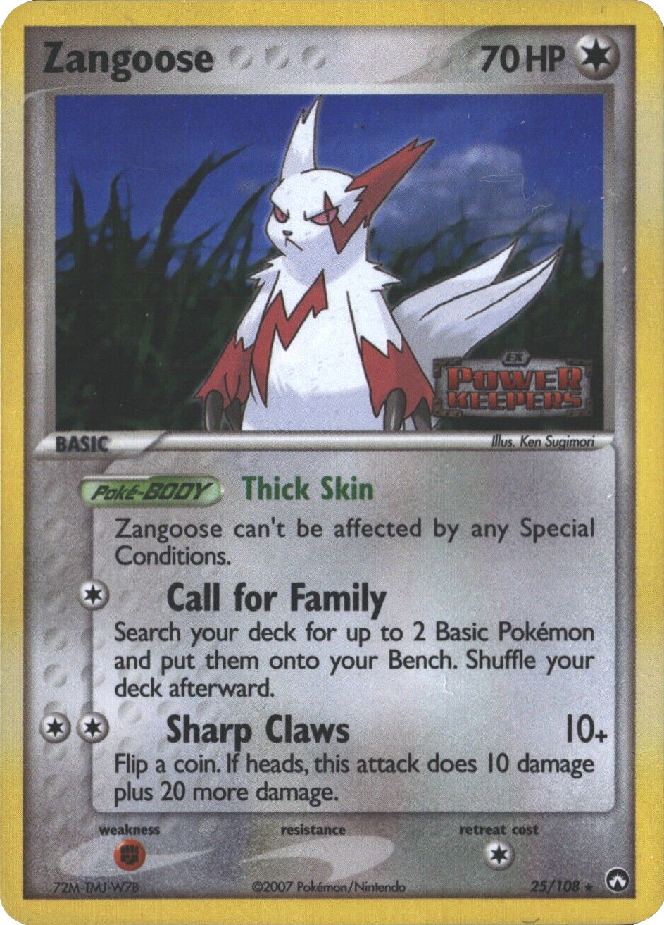 Zangoose (25/108) (Stamped) [EX: Power Keepers] | Tables and Towers