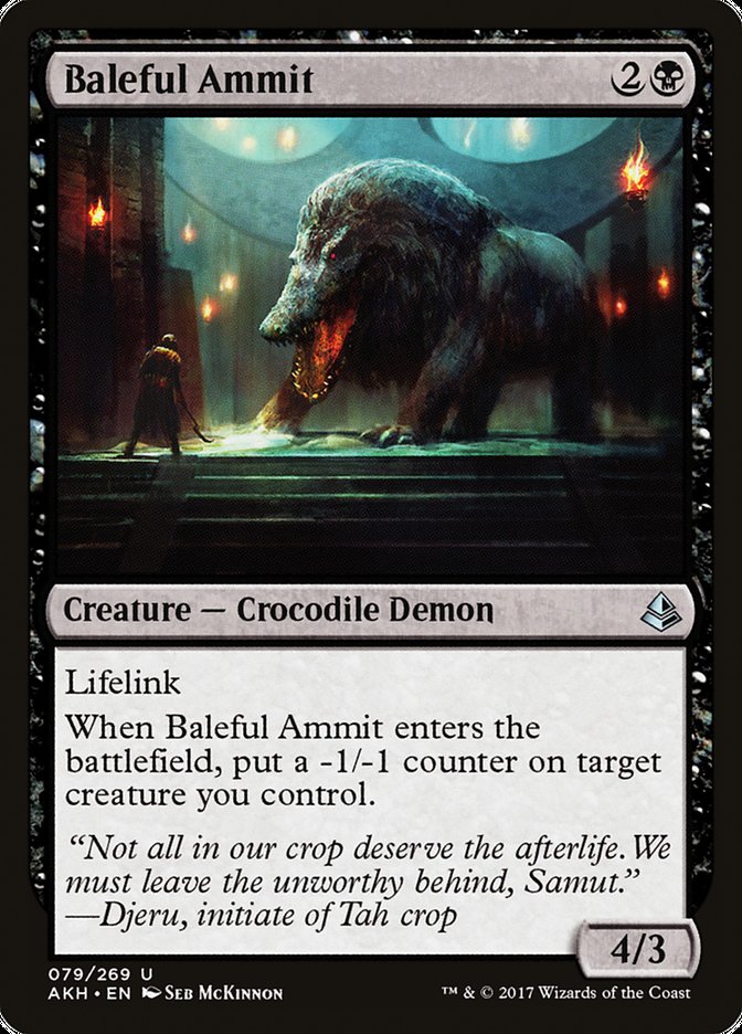 Baleful Ammit [Amonkhet] | Tables and Towers