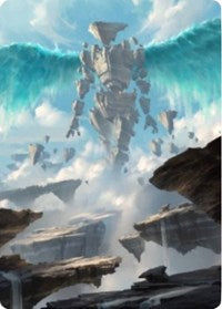 Celestial Colonnade Art Card [Zendikar Rising Art Series] | Tables and Towers