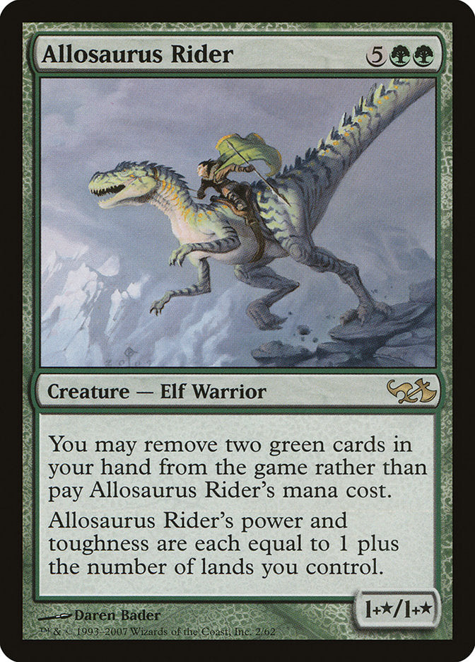 Allosaurus Rider [Duel Decks: Elves vs. Goblins] | Tables and Towers