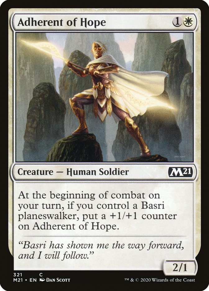 Adherent of Hope [Core Set 2021] | Tables and Towers