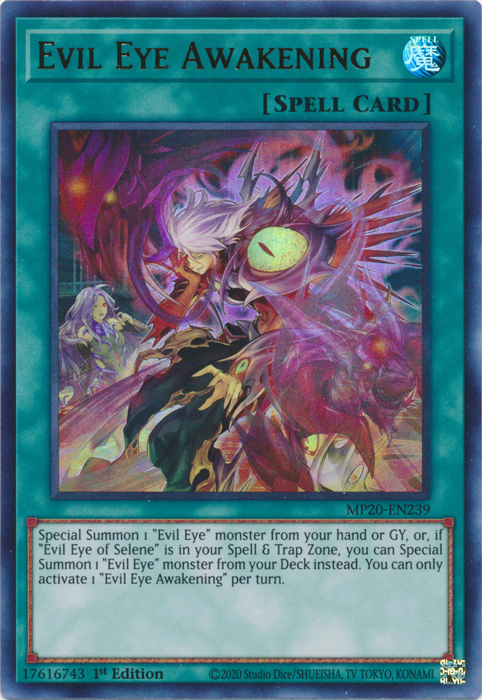 Evil Eye Awakening [MP20-EN239] Ultra Rare | Tables and Towers