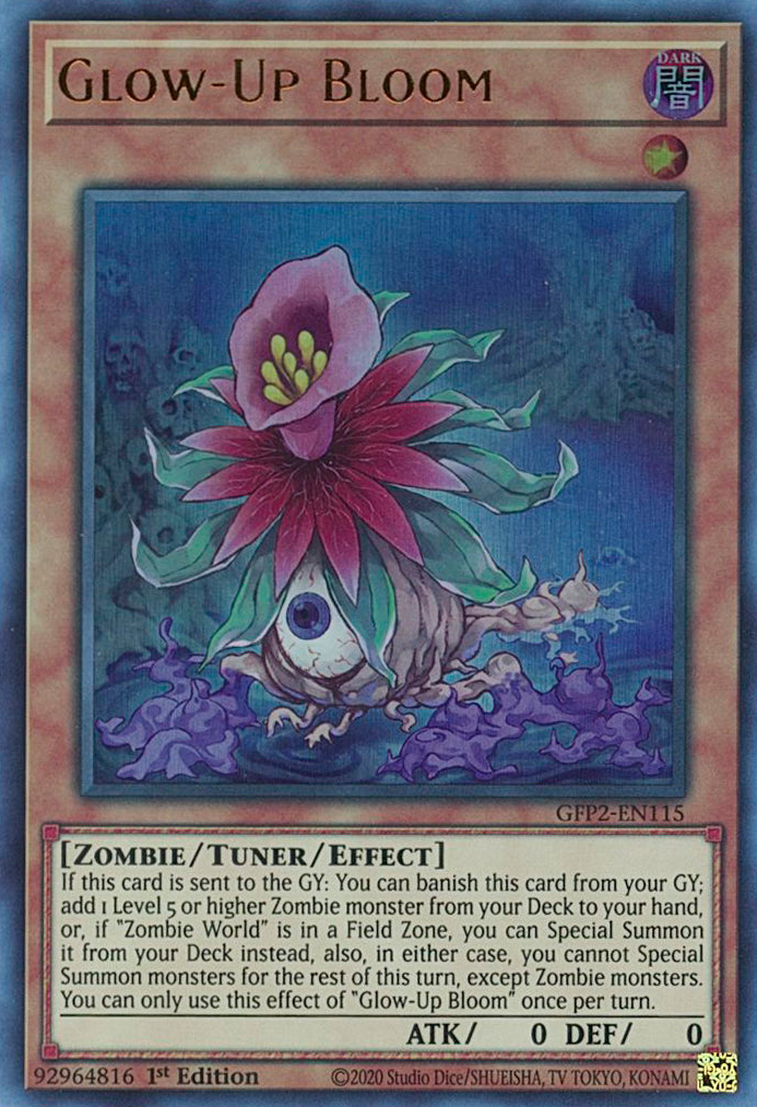 Glow-Up Bloom [GFP2-EN115] Ultra Rare | Tables and Towers