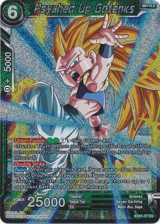 Psyched Up Gotenks (Foil) (EX01-07) [Mighty Heroes] | Tables and Towers