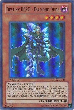 Destiny HERO - Diamond Dude [LCGX-EN124] Super Rare | Tables and Towers