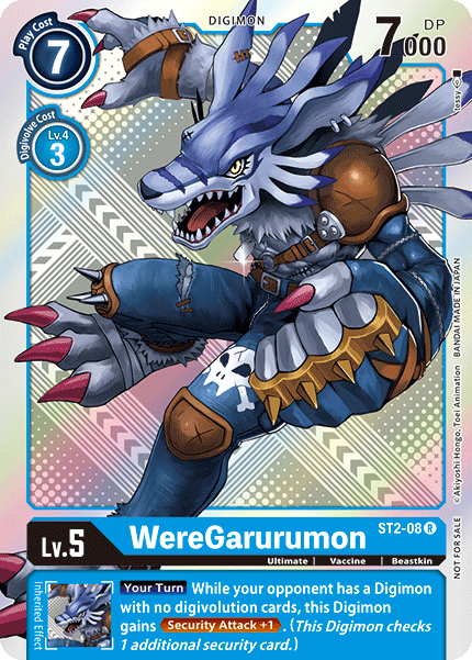 WereGarurumon [ST2-08] (Tournament Pack 2) [Starter Deck: Cocytus Blue Promos] | Tables and Towers