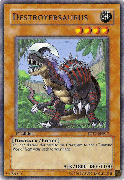 Destroyersaurus [FOTB-EN017] Rare | Tables and Towers