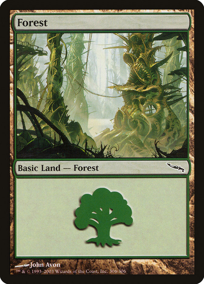 Forest (306) [Mirrodin] | Tables and Towers