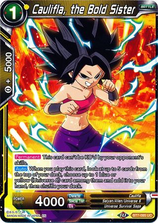 Caulifla, the Bold Sister (BT7-085) [Assault of the Saiyans] | Tables and Towers