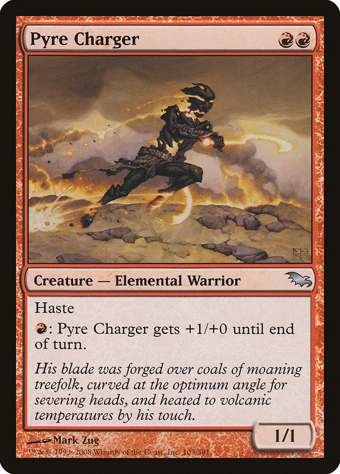 Pyre Charger [Shadowmoor] | Tables and Towers