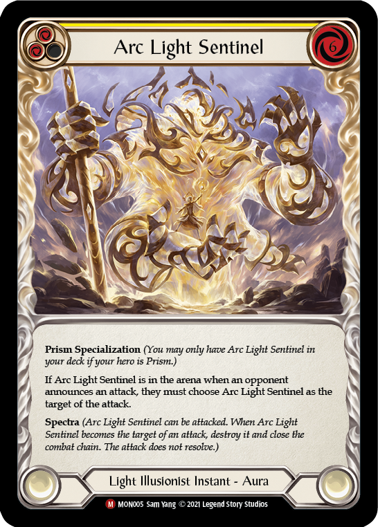 Arc Light Sentinel [MON005-RF] (Monarch)  1st Edition Rainbow Foil | Tables and Towers