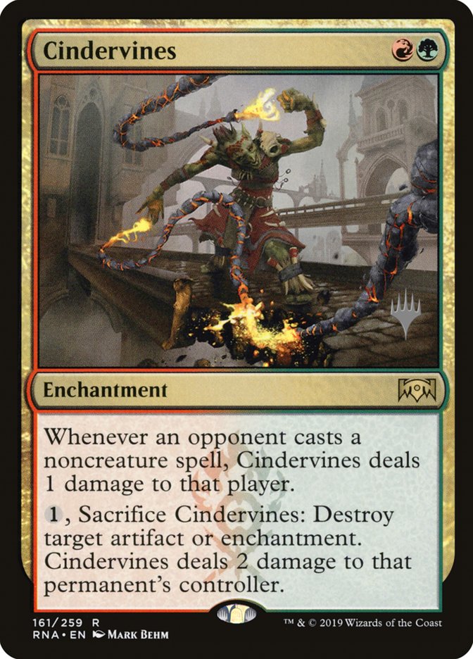 Cindervines (Promo Pack) [Ravnica Allegiance Promos] | Tables and Towers