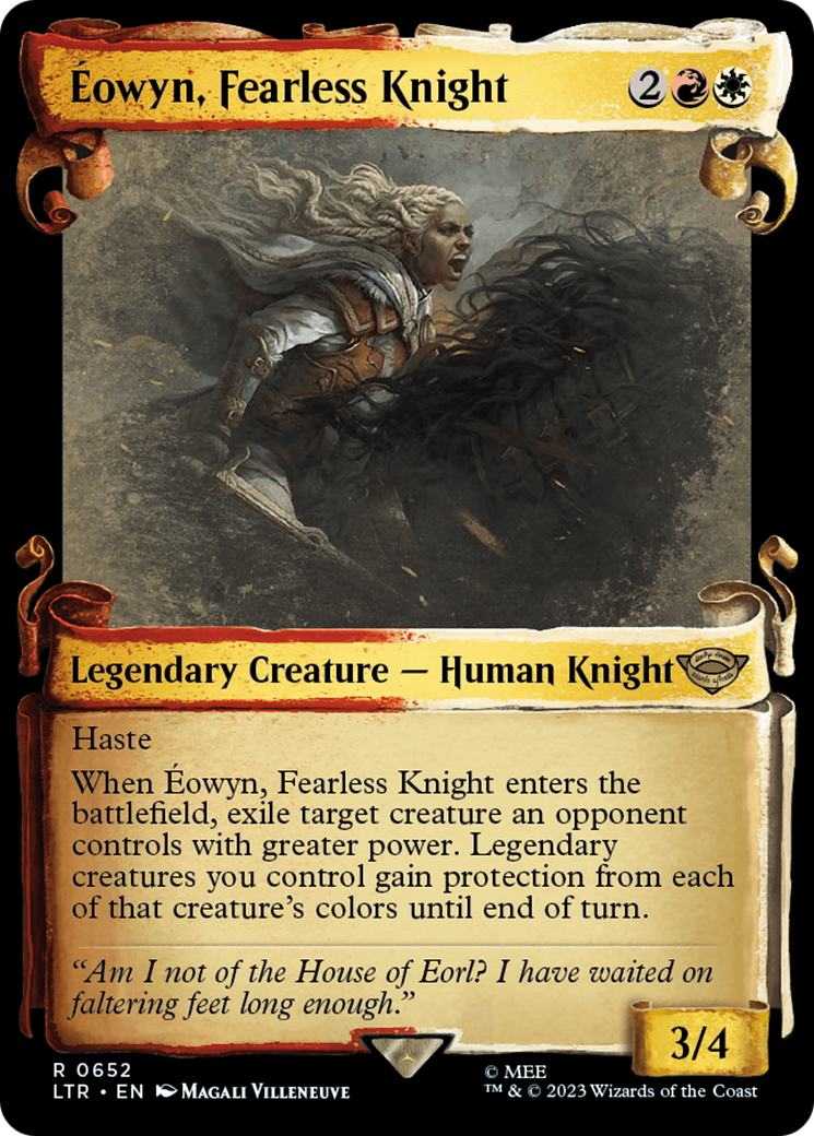 Eowyn, Fearless Knight [The Lord of the Rings: Tales of Middle-Earth Showcase Scrolls] | Tables and Towers