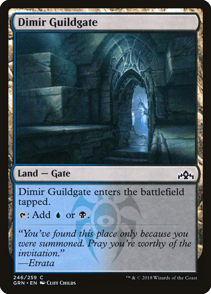 Dimir Guildgate (246/259) [Guilds of Ravnica] | Tables and Towers