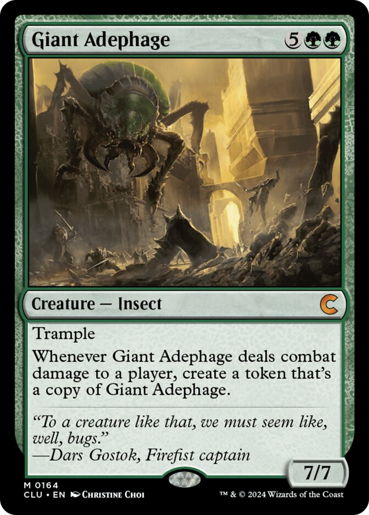 Giant Adephage [Ravnica: Clue Edition] | Tables and Towers