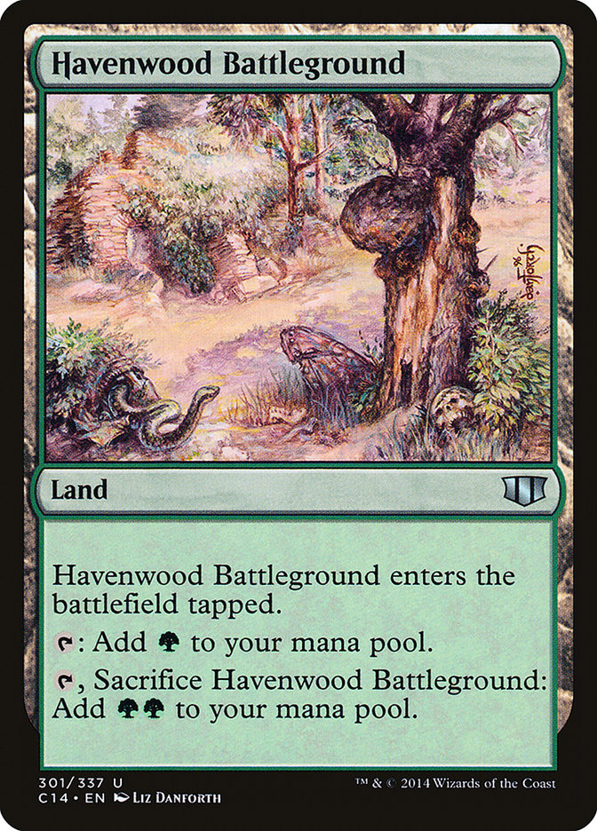 Havenwood Battleground [Commander 2014] | Tables and Towers