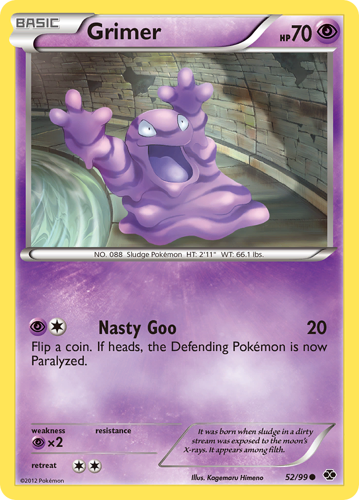 Grimer (52/99) [Black & White: Next Destinies] | Tables and Towers