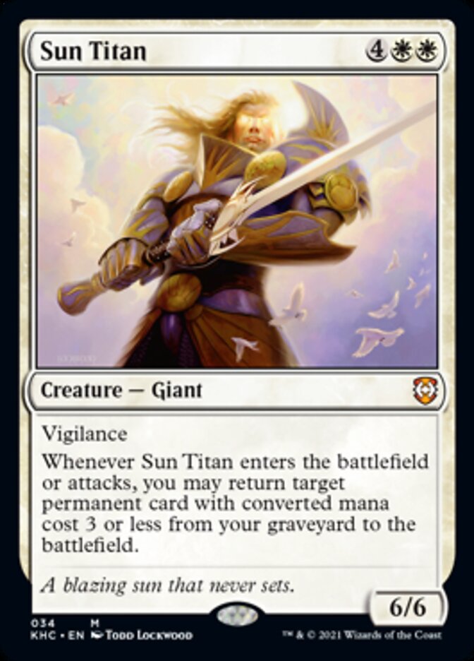 Sun Titan [Kaldheim Commander] | Tables and Towers