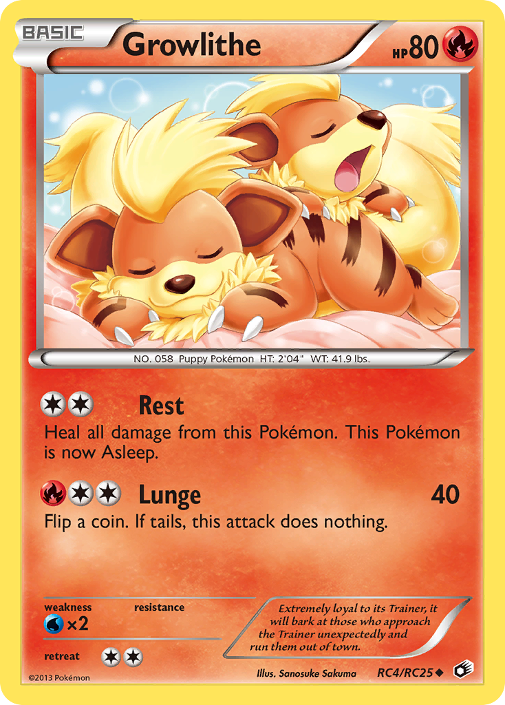 Growlithe (RC4/RC25) [Black & White: Legendary Treasures] | Tables and Towers