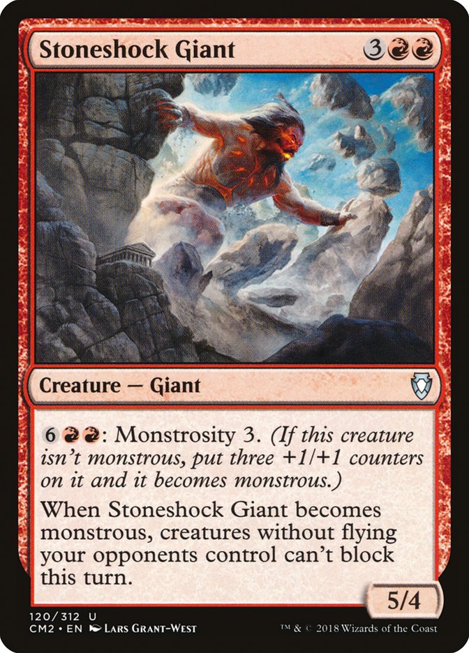 Stoneshock Giant [Commander Anthology Volume II] | Tables and Towers