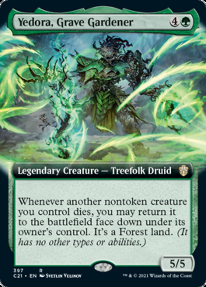 Yedora, Grave Gardener (Extended Art) [Commander 2021] | Tables and Towers