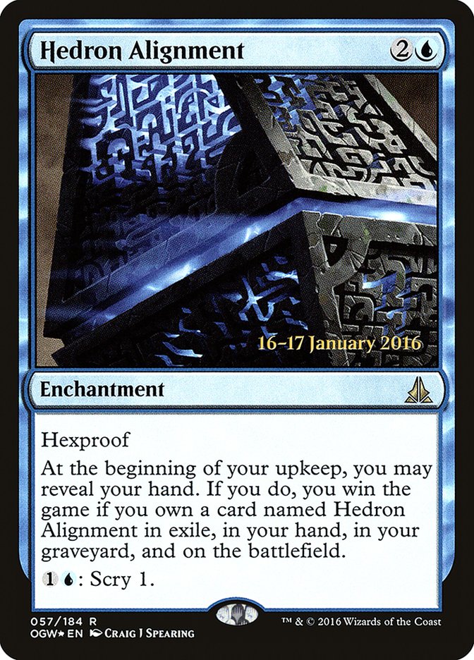 Hedron Alignment [Oath of the Gatewatch Prerelease Promos] | Tables and Towers