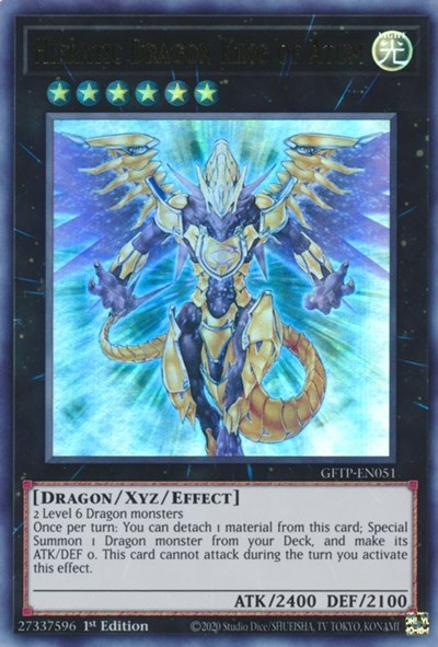 Hieratic Dragon King of Atum [GFTP-EN051] Ultra Rare | Tables and Towers