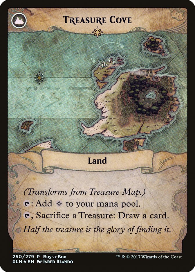 Treasure Map // Treasure Cove (Buy-A-Box) [Ixalan Treasure Chest] | Tables and Towers