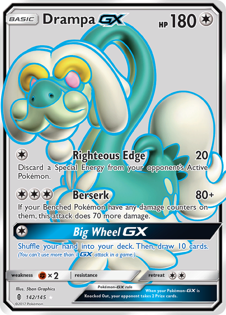 Drampa GX (142/145) [Sun & Moon: Guardians Rising] | Tables and Towers